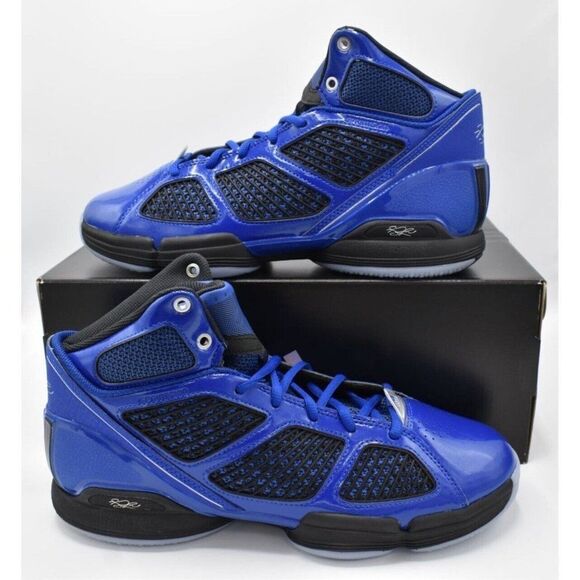 Adidas Mens Sz 11 AdiZero Rose 1.5 Restomod Royal Blue Black Basketball Sneakers main image 10